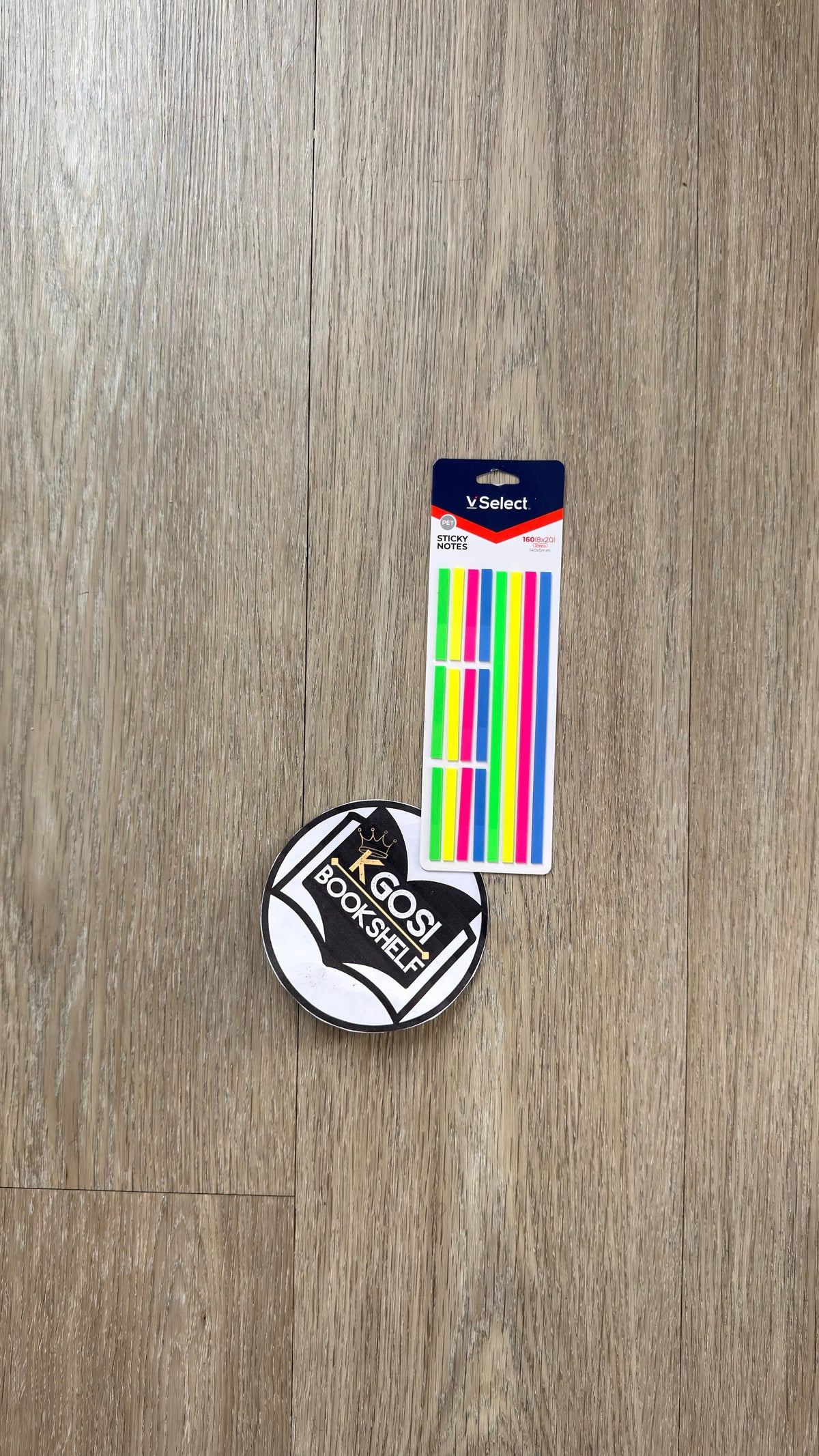 V-Select Neon Long Strip & Arrow Sticky Note Page Flags (160 Sheets)