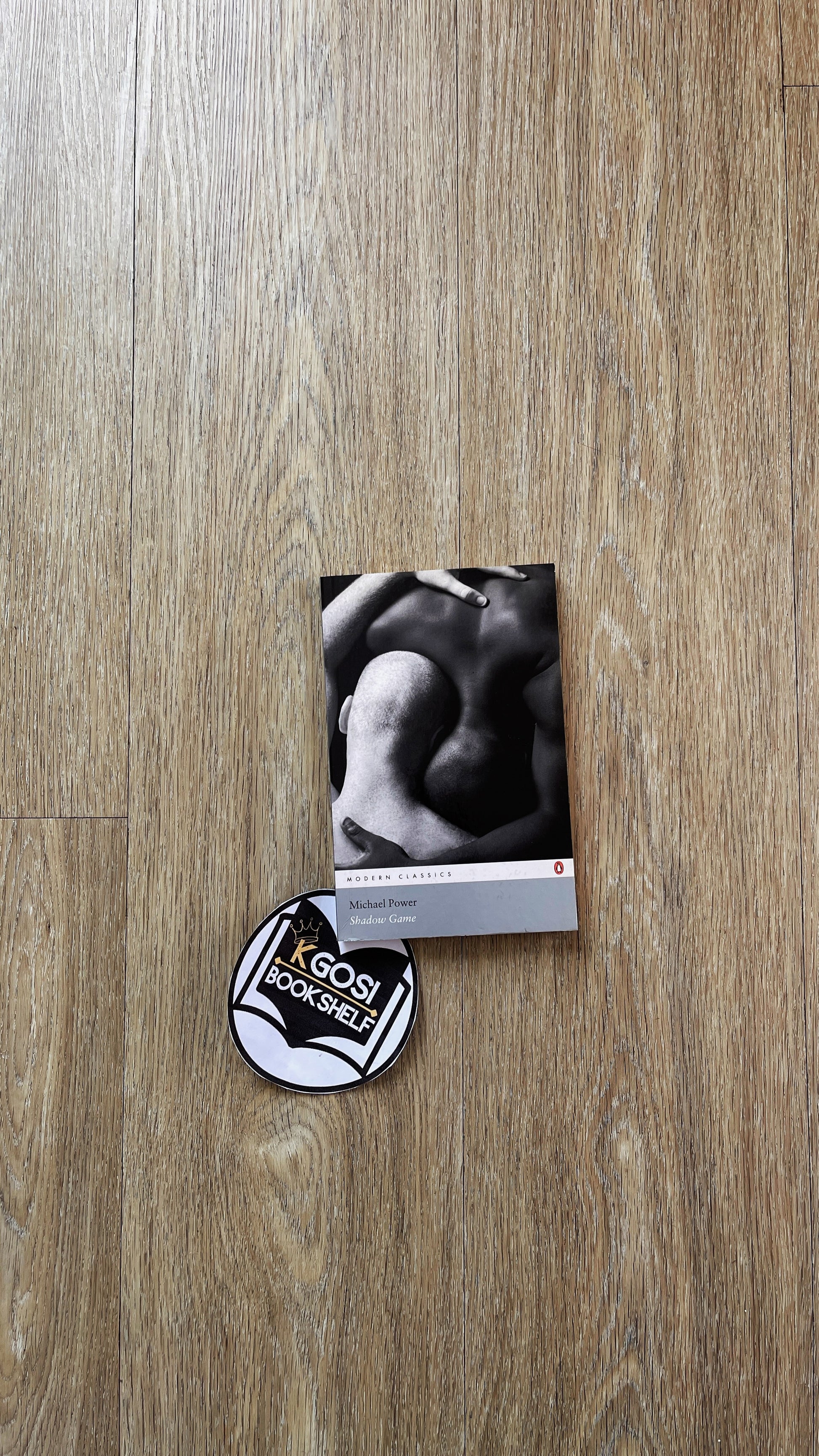 Shadow Game book on wooden floor 